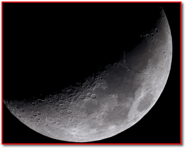 Moon image by Dylan Lopata at City Charter High School